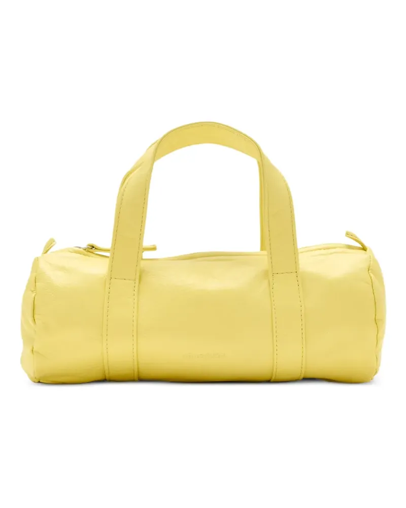 GIMAGUAS Mini Claudia Tote Bag aus Leder - Gelb Gelb
