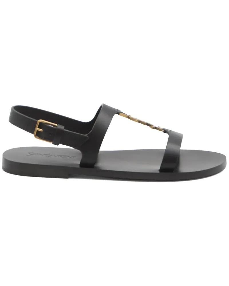 Saint Laurent Cassandre Sandalen - Schwarz Schwarz