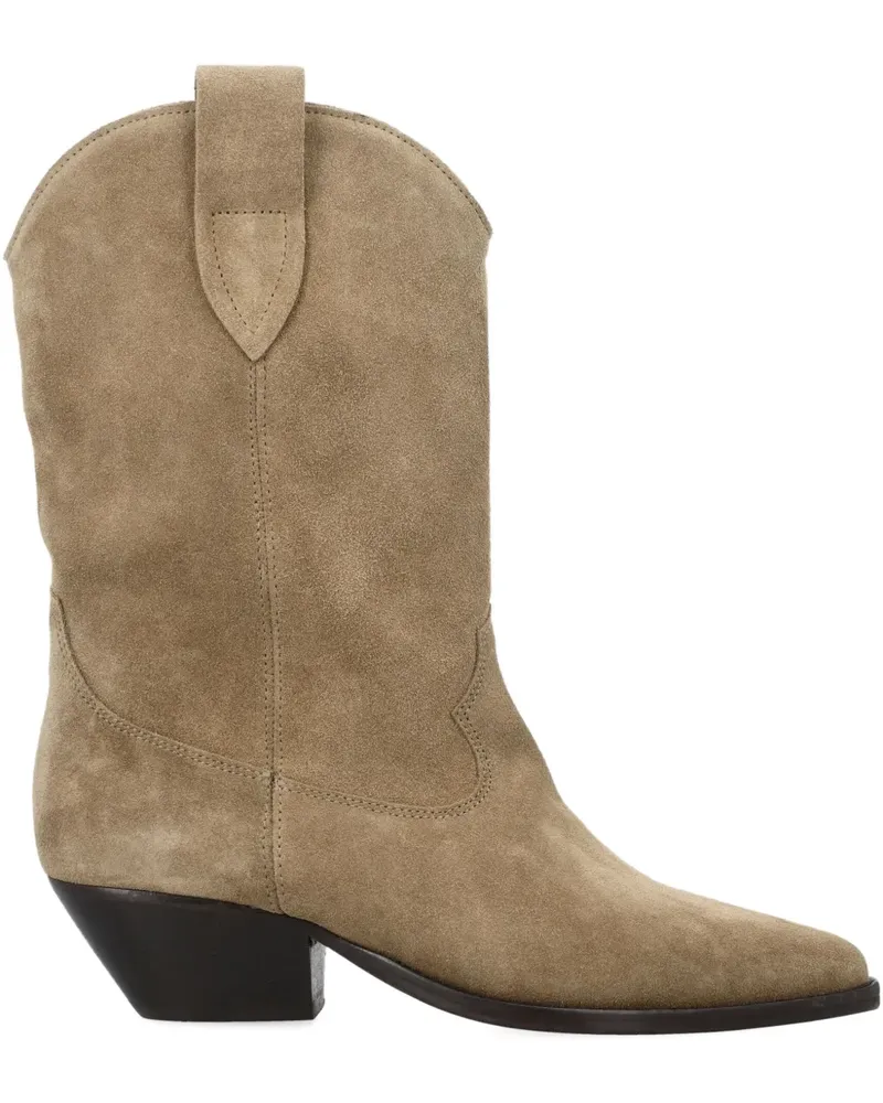 Isabel Marant Duerto Wildlederstiefel - Nude Nude