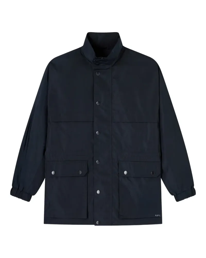 A.P.C. straight-cut jacket - Blau Blau
