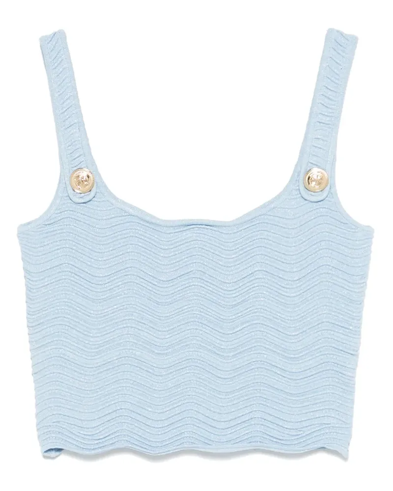 Retrofête Aloe Oberteil - Blau Blau