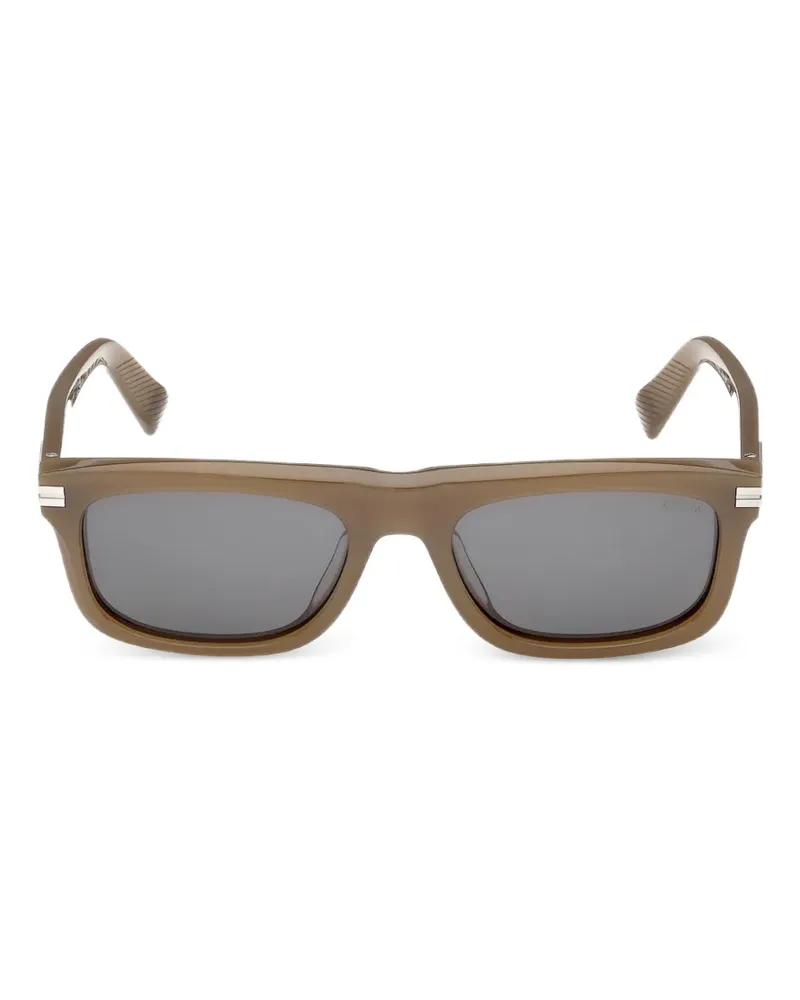 Ermenegildo Zegna rectangle-frame sunglasses - Grün Grün