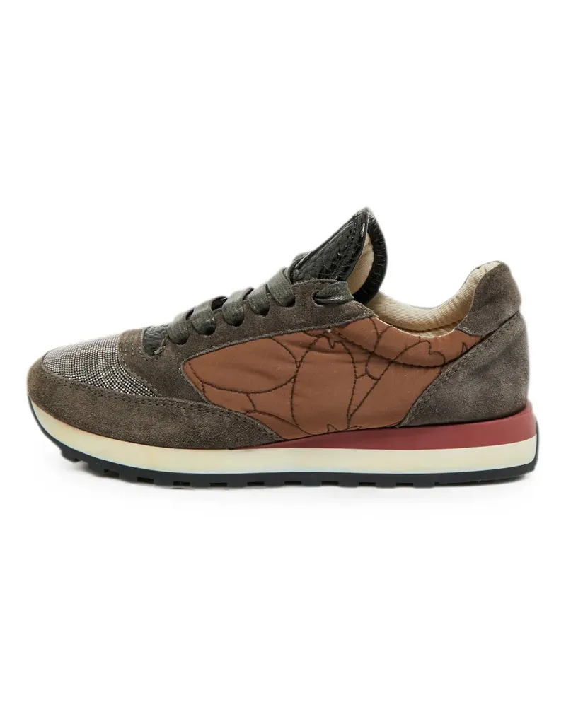Brunello Cucinelli lace-up sneakers - Braun Braun