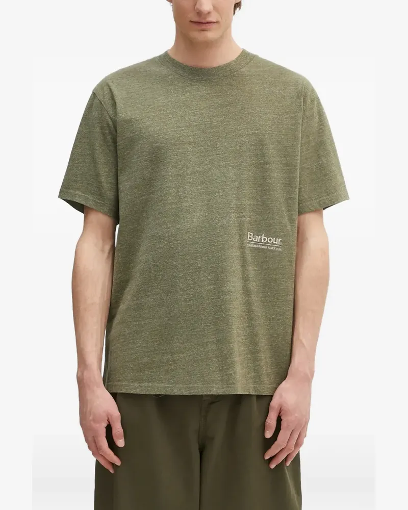 Barbour T-Shirt mit Logo-Detail - Grün Grün