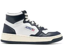 High-Top-Sneakers mit Schnürung - Weiß