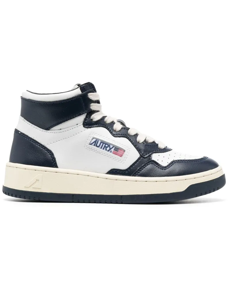 AUTRY High-Top-Sneakers mit Schnürung - Weiß Weiß
