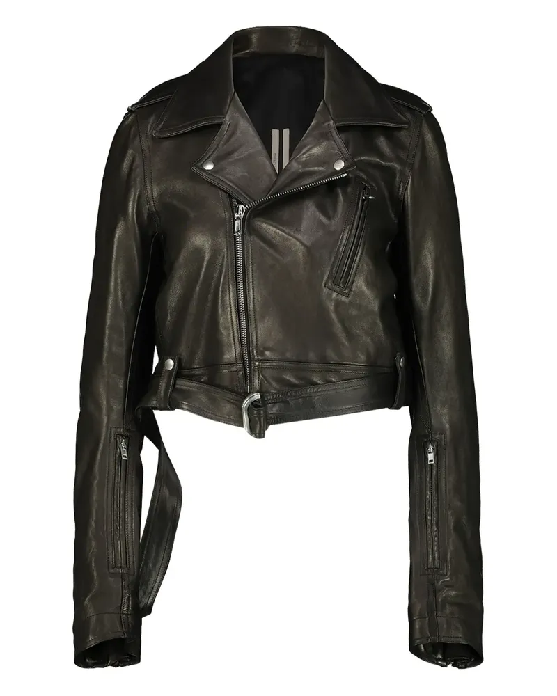 Rick Owens Luke Stoges Cropped-Jacke - Schwarz Schwarz