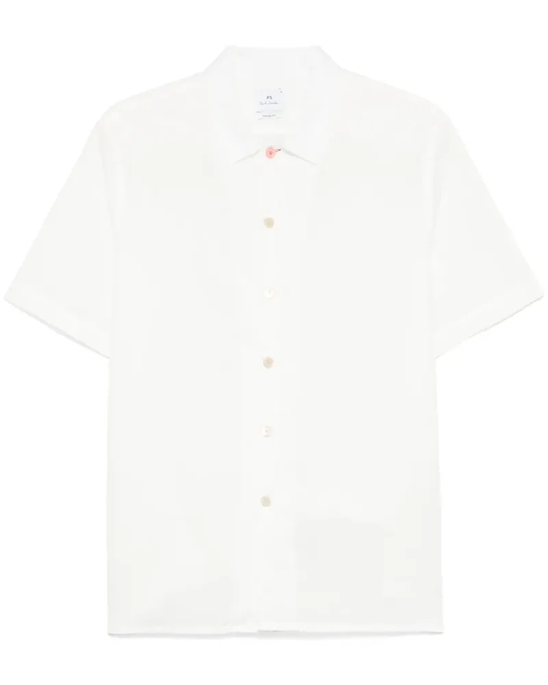 Paul Smith Hemd mit kurzen Ärmeln - Weiß Weiß
