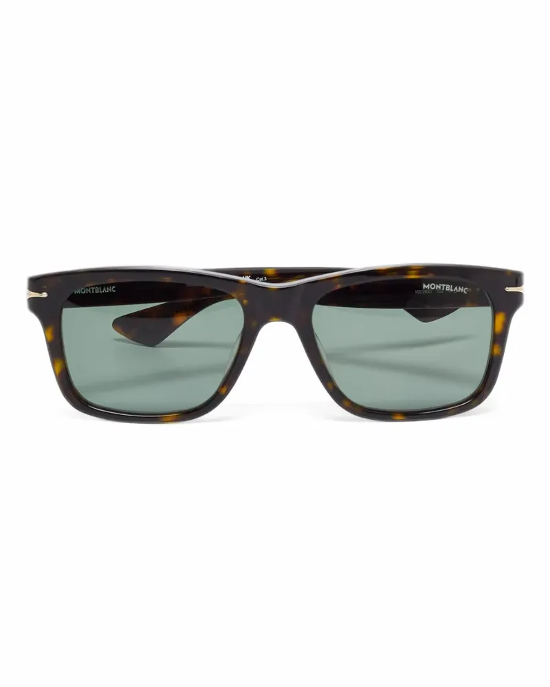 Montblanc Wayfarer square-frame sunglasses - Braun Braun