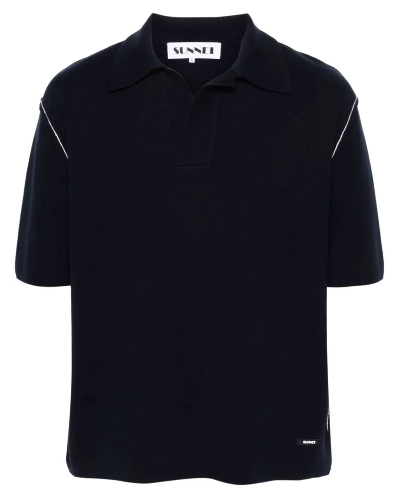 SUNNEI Magliaunita' Poloshirt Blau