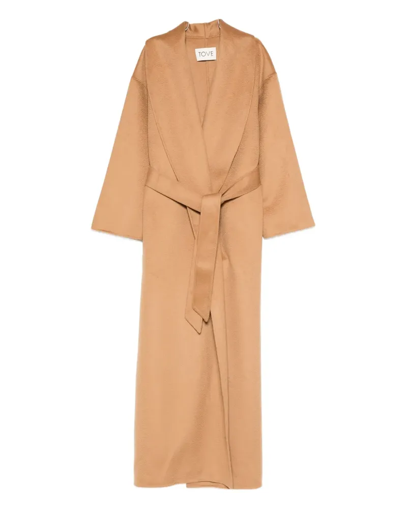 TOVE Jore belted coat - Braun Braun