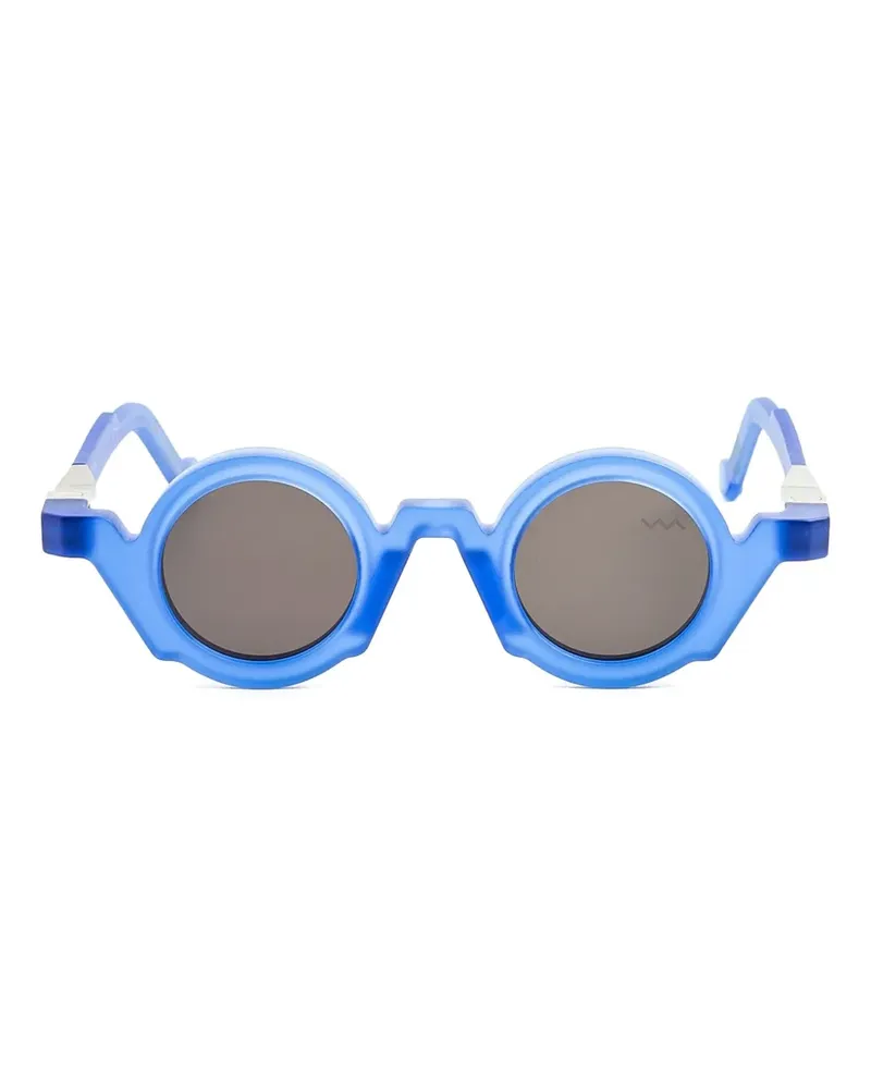 VAVA EYEWEAR WL0070 Sonnenbrille mit geometrischem Gestell - Blau Blau