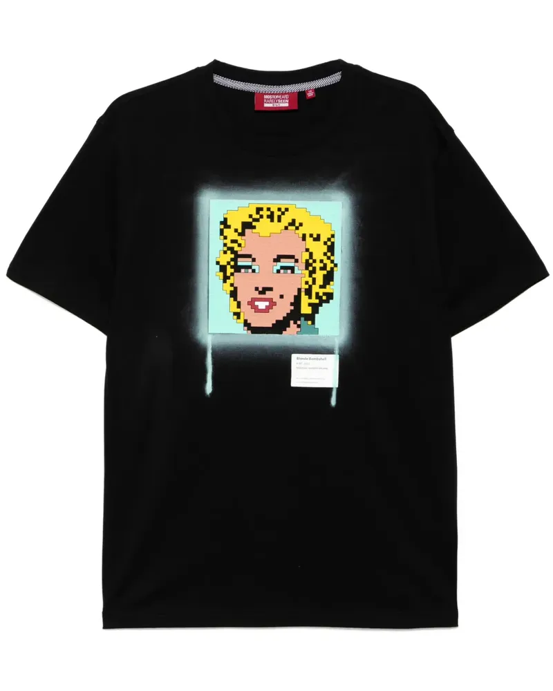 Mostly Heard Rarely Seen Blonde Bombshell T-Shirt - Schwarz Schwarz