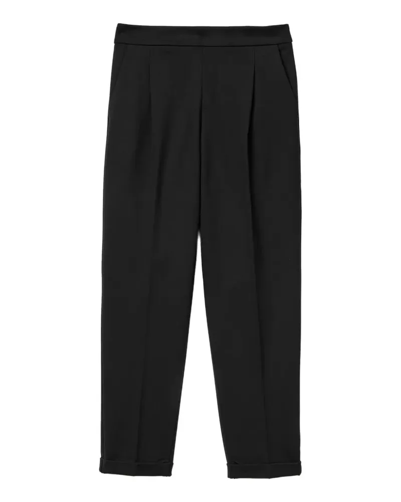 Benetton Hose mit Umschlag - Schwarz Schwarz