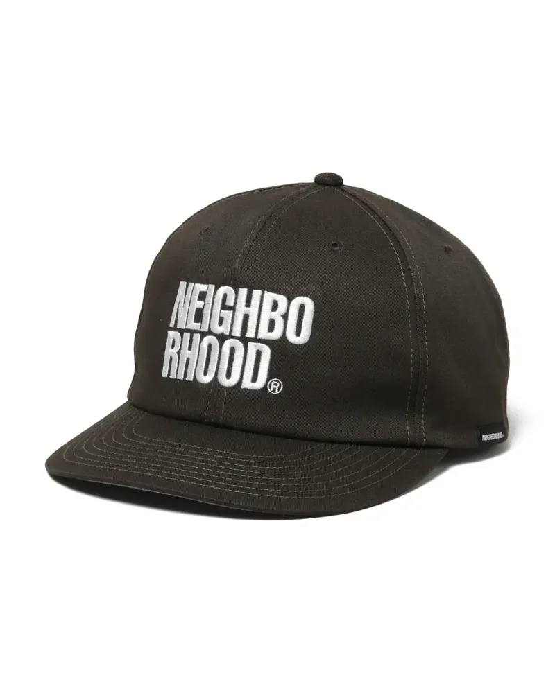 Neighborhood embroidered cotton cap - Braun Braun