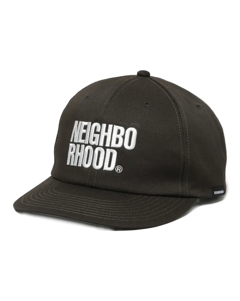 Neighborhood embroidered cotton cap - Braun Braun