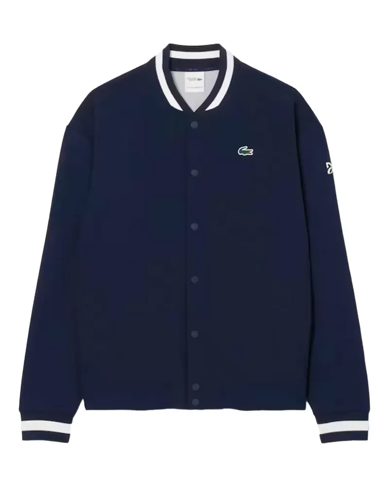 Lacoste Bomberjacke mit Logo-Stickerei - Blau Blau
