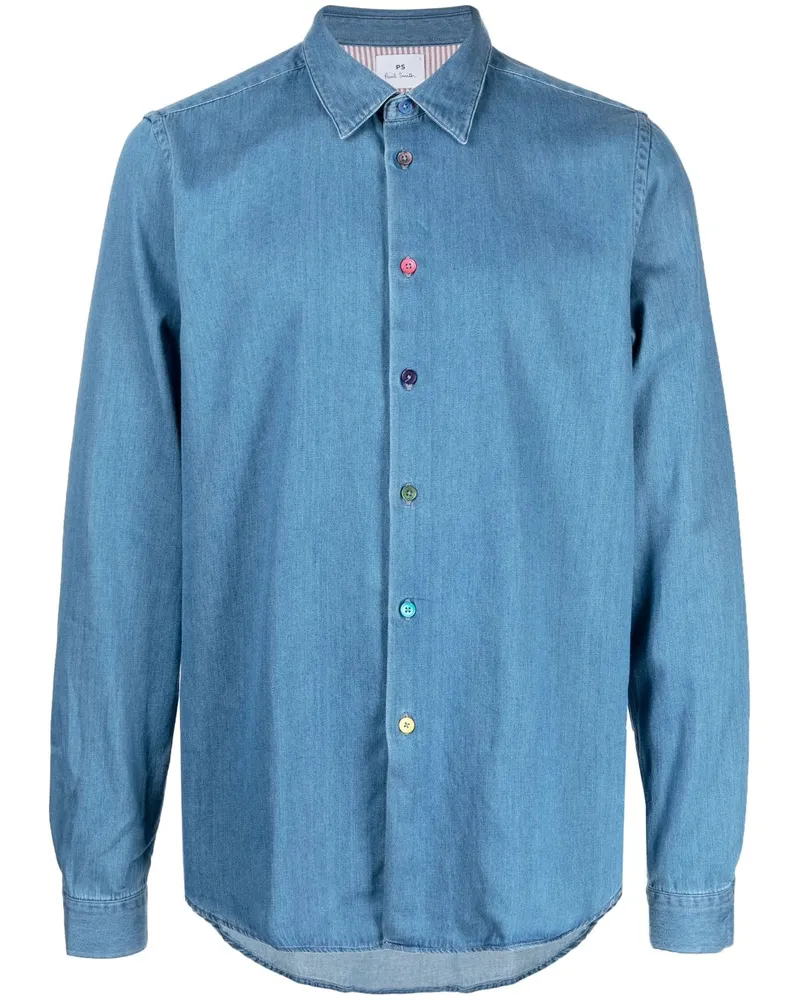 Paul Smith Klassisches Jeanshemd - Blau Blau