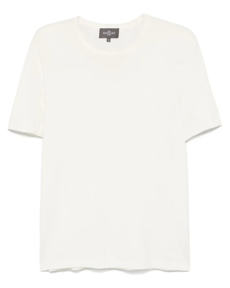 Eric Bompard Klassisches T-Shirt - Weiß Weiß