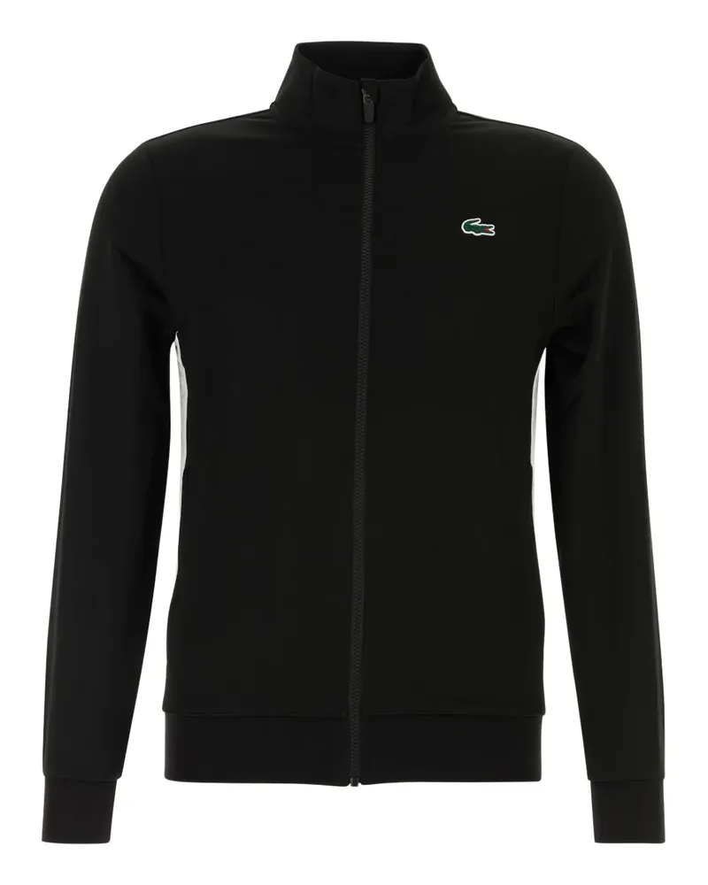 Lacoste Sweatshirt mit Logo-Applikation - Schwarz Schwarz