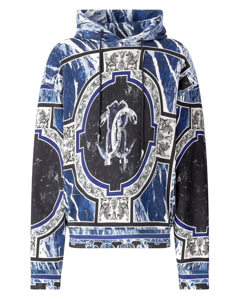 Roberto Cavalli Klassischer Hoodie - Blau Blau
