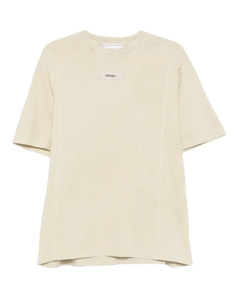 Iceberg 5D logo-plaque cotton T-shirt - Nude Nude