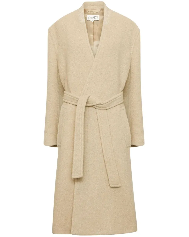 Maison Margiela Mantel im Oversized-Look - Nude Nude