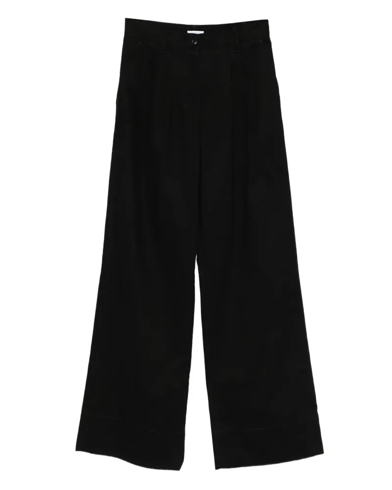 Malo pleated trousers - Schwarz Schwarz