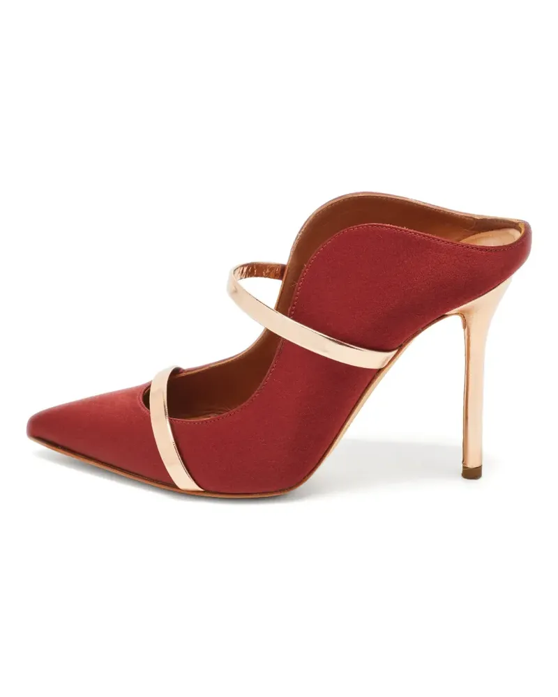 Malone Souliers Maureen Mules mit Metallic-Riemen - Rot Rot