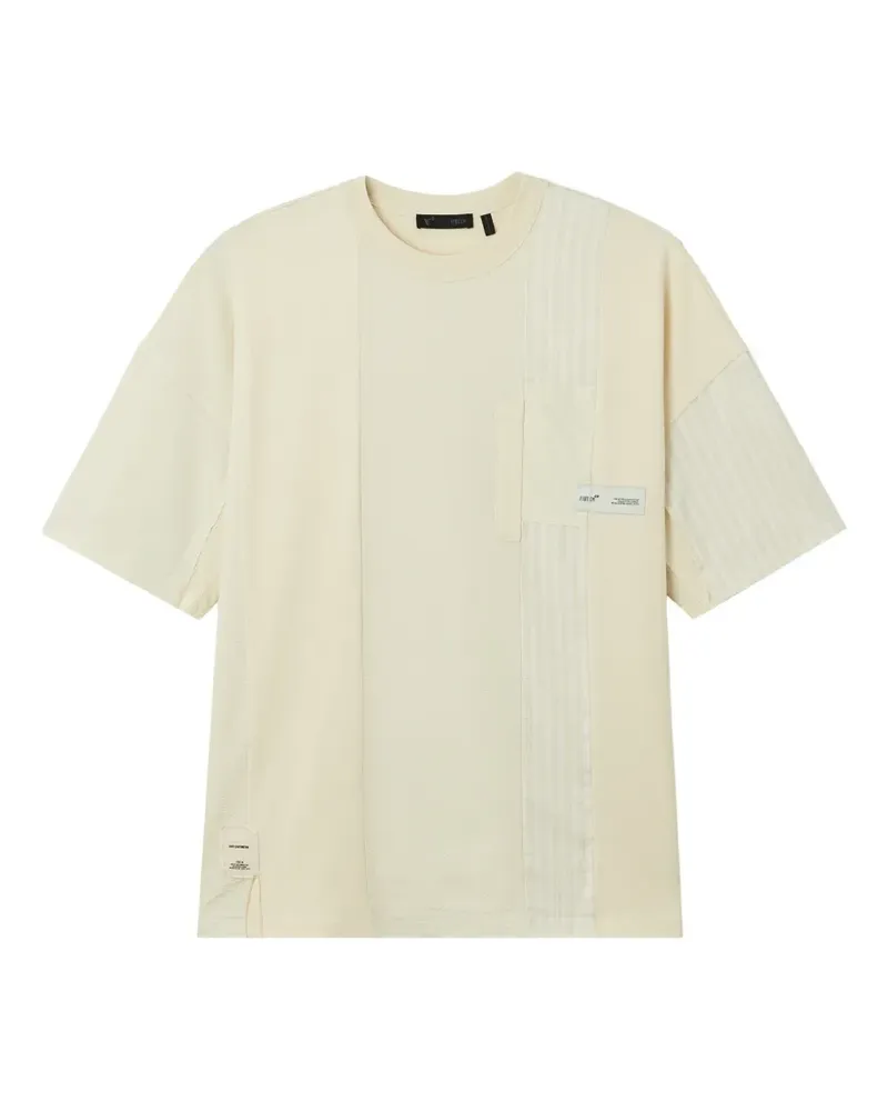 FIVE CM T-Shirt im Patchwork-Look - Nude Nude