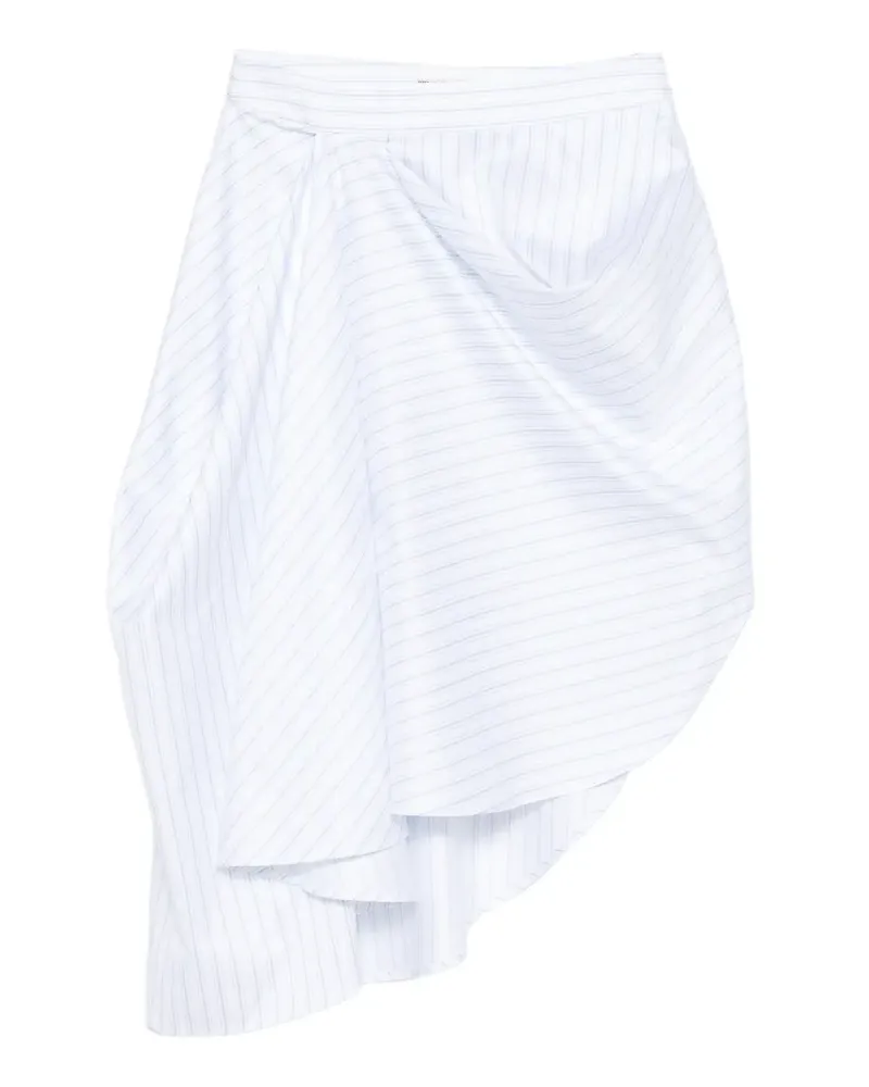 J.W.Anderson striped skirt - Weiß Weiß