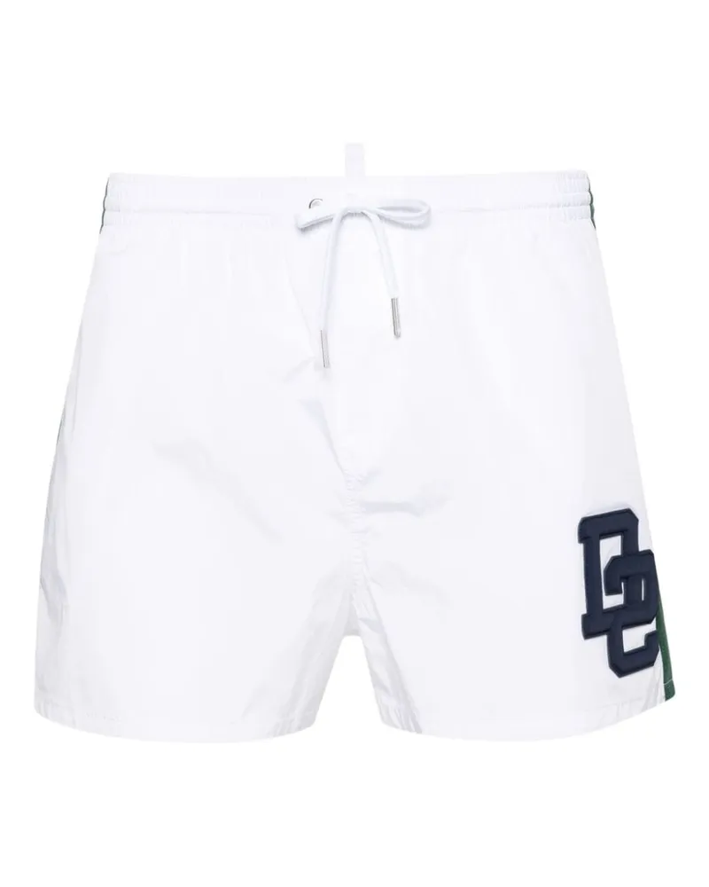 Dsquared2 Badeshorts mit Kordelzug Weiß