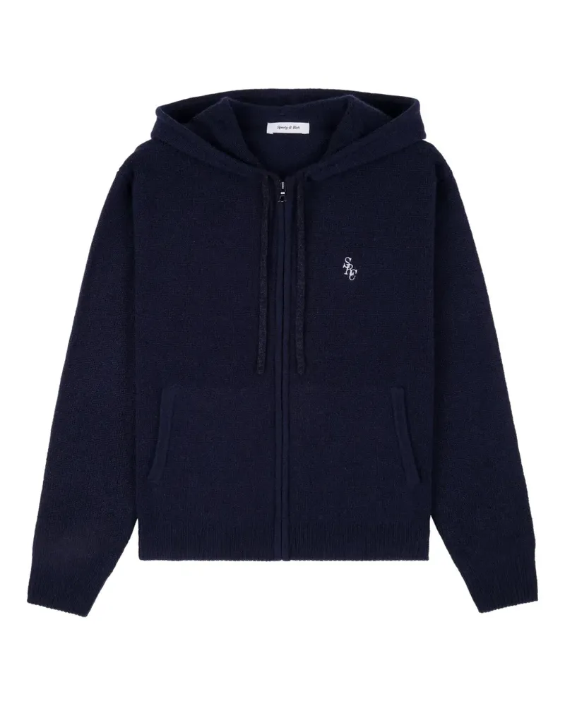 SPORTY & RICH zip hoodie - Blau Blau
