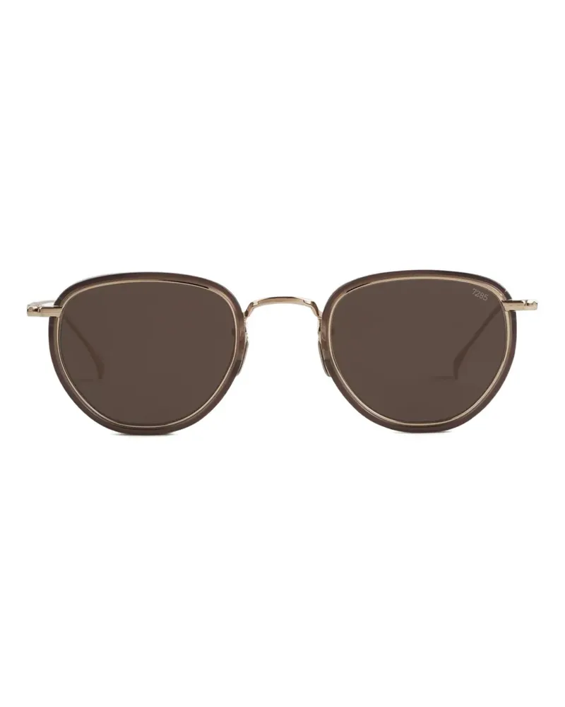 EYEVAN 7285 Sonnenbrille mit ovalem Gestell - Gold Gold