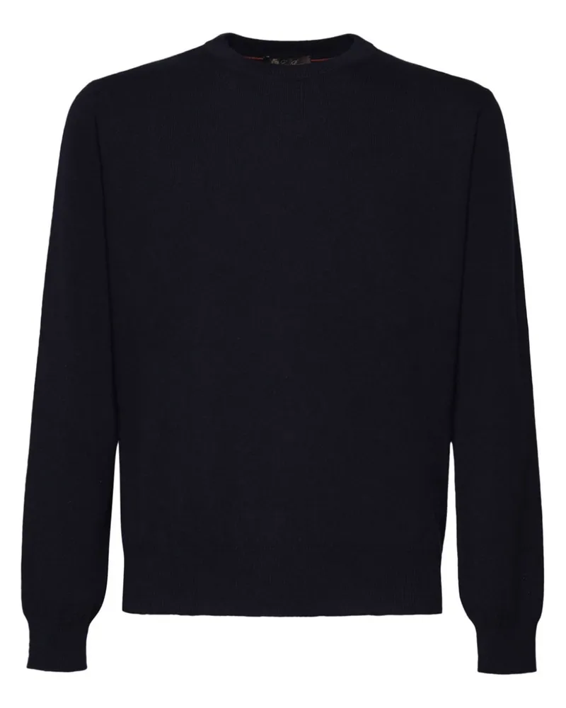 Loro Piana Pullover mit Rundhalsausschnitt - Blau Blau