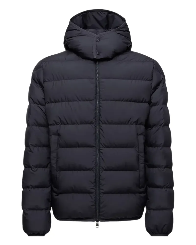 Moncler Gesteppte Kapuzenjacke - Schwarz Schwarz