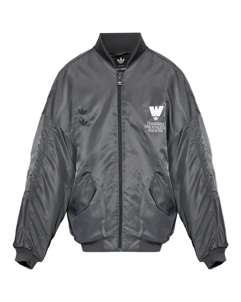 adidas x Willy Chavarria bomber jacket - Grau Grau