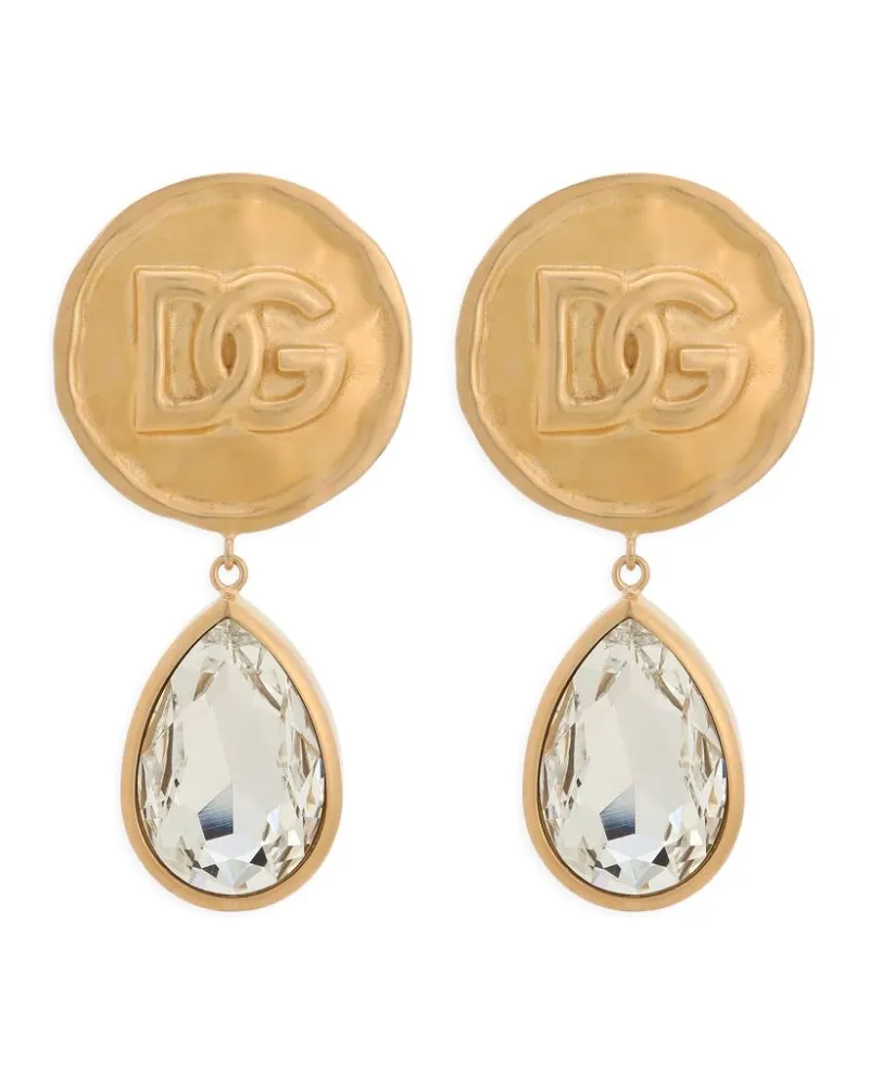 Dolce & Gabbana Hängeohrringe mit Perlen - Gold Gold