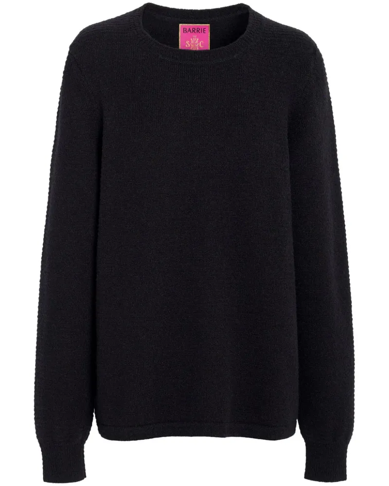 Barrie Gestreifter Pullover - Schwarz Schwarz