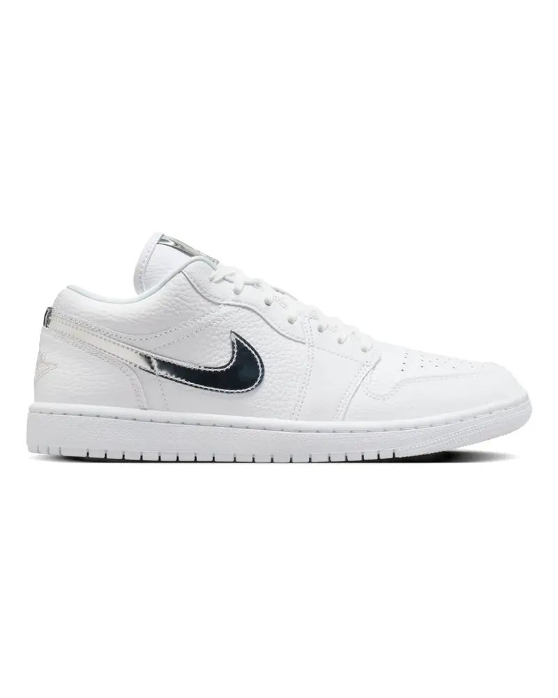 Jordan metallic-logo lace-up sneakers - Weiß Weiß