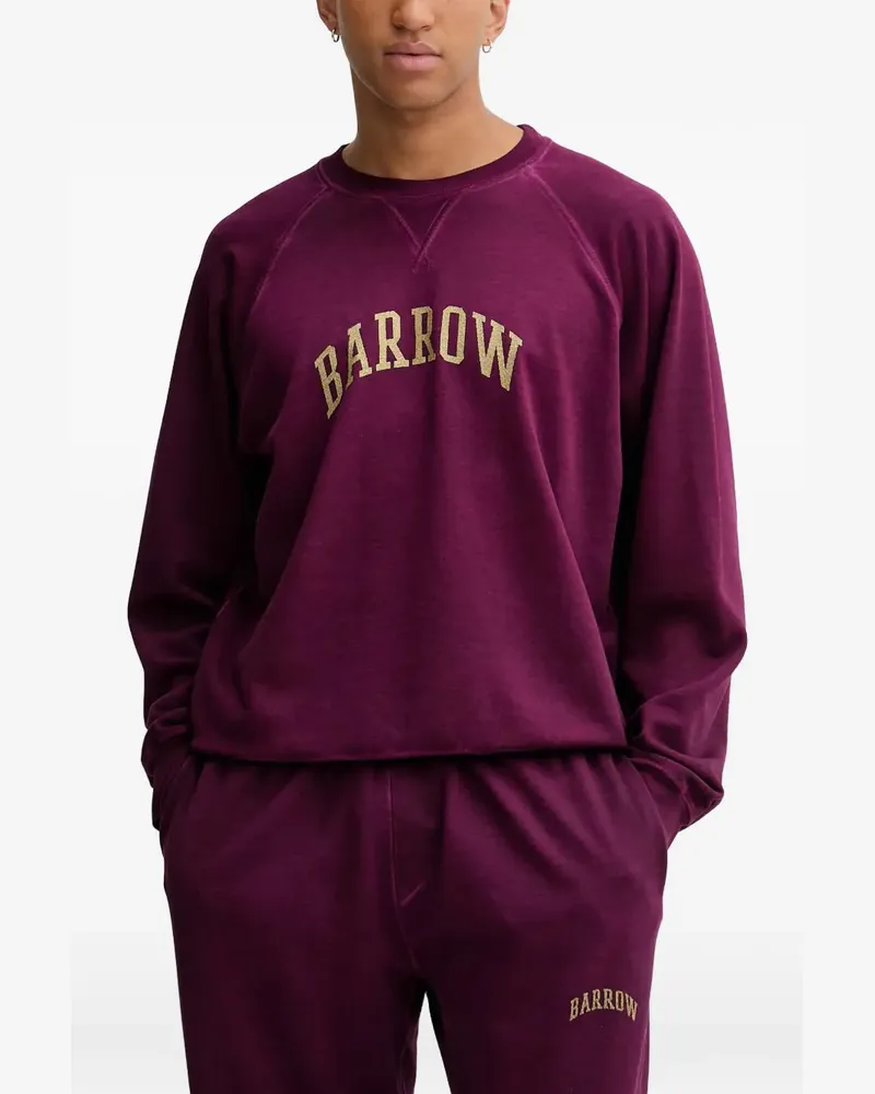 BARROW logo-print sweatshirt - Violett Violett