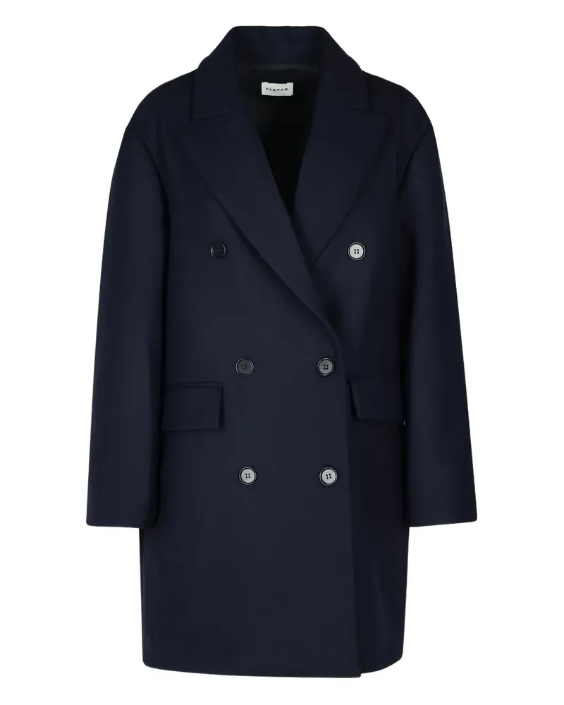 P.A.R.O.S.H. P.A.R.O H. Doppelreihiger Mantel - Blau Blau