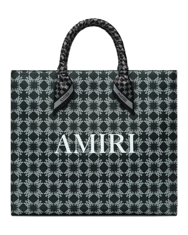 Amiri Kleiner Ma Quad Tote Bag - Schwarz Schwarz