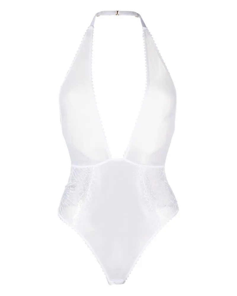 Maison Close Accroche Coeur Body Weiß