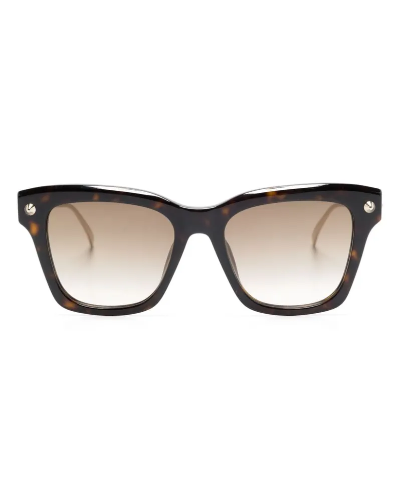 Alexander McQueen Spike Sonnenbrille - Gold Gold