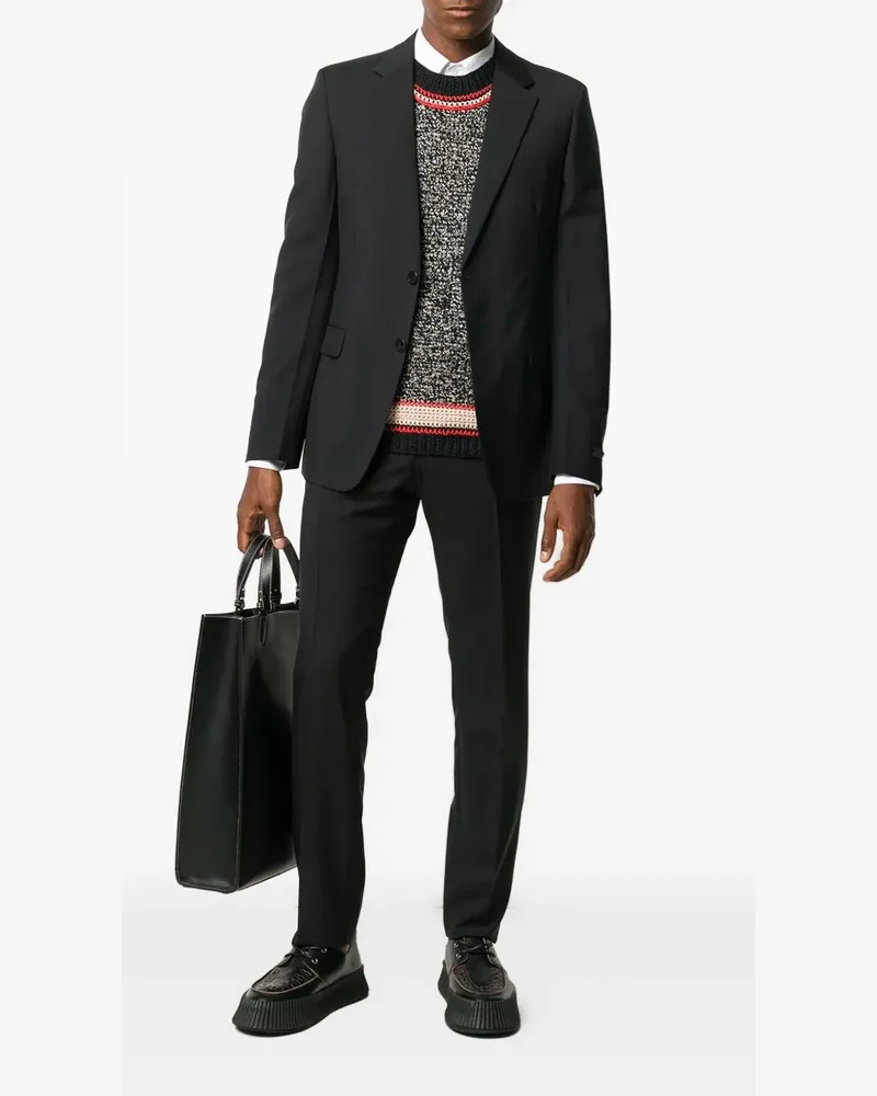 Prada Jumpsuit mit zwei Knöpfen - Schwarz Schwarz
