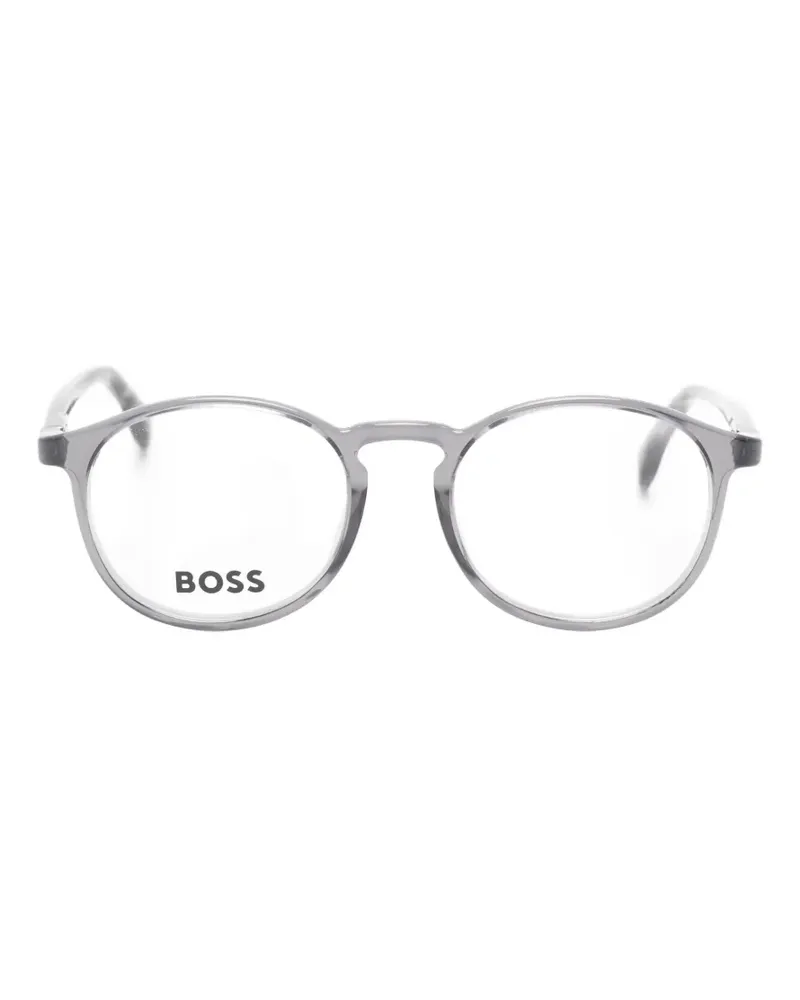 HUGO BOSS round-frame glasses - Grau Grau