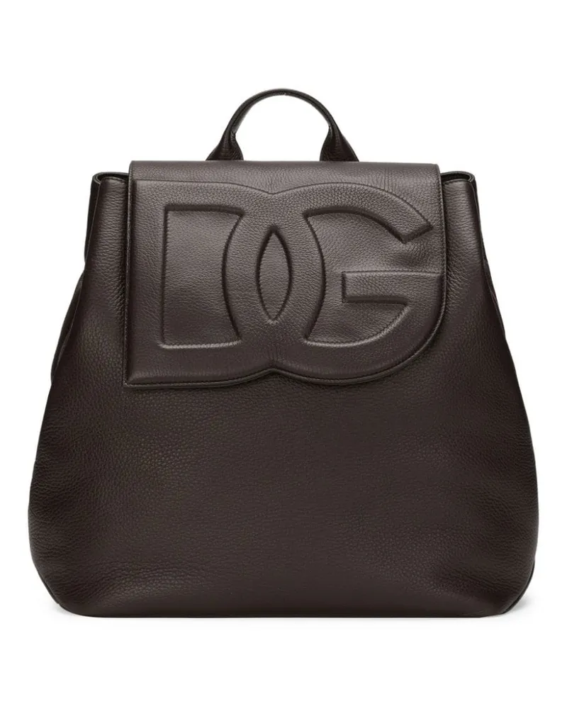 Dolce & Gabbana Tasche mit Logo-Prägung - Braun Braun
