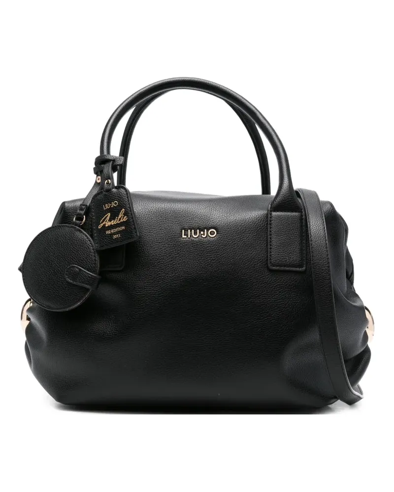 Liu Jo Tote Bag mit Anhänger - Schwarz Schwarz