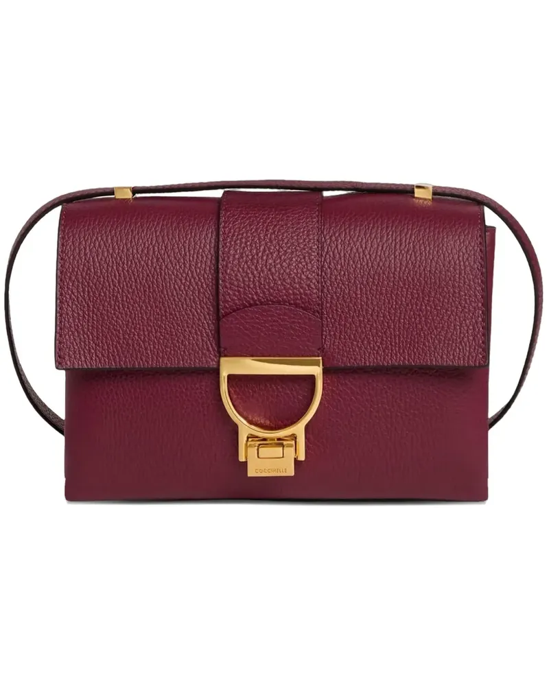 Coccinelle medium Arlettis metal-closure cross body bag - Rot Rot